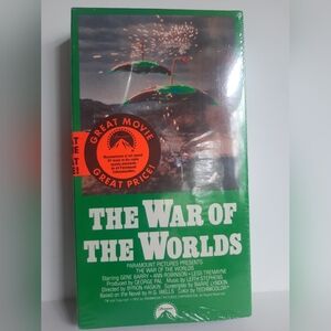 The War Of The Worlds (VHS 1990) SEALED w/PARAMOUNT WATERMARK